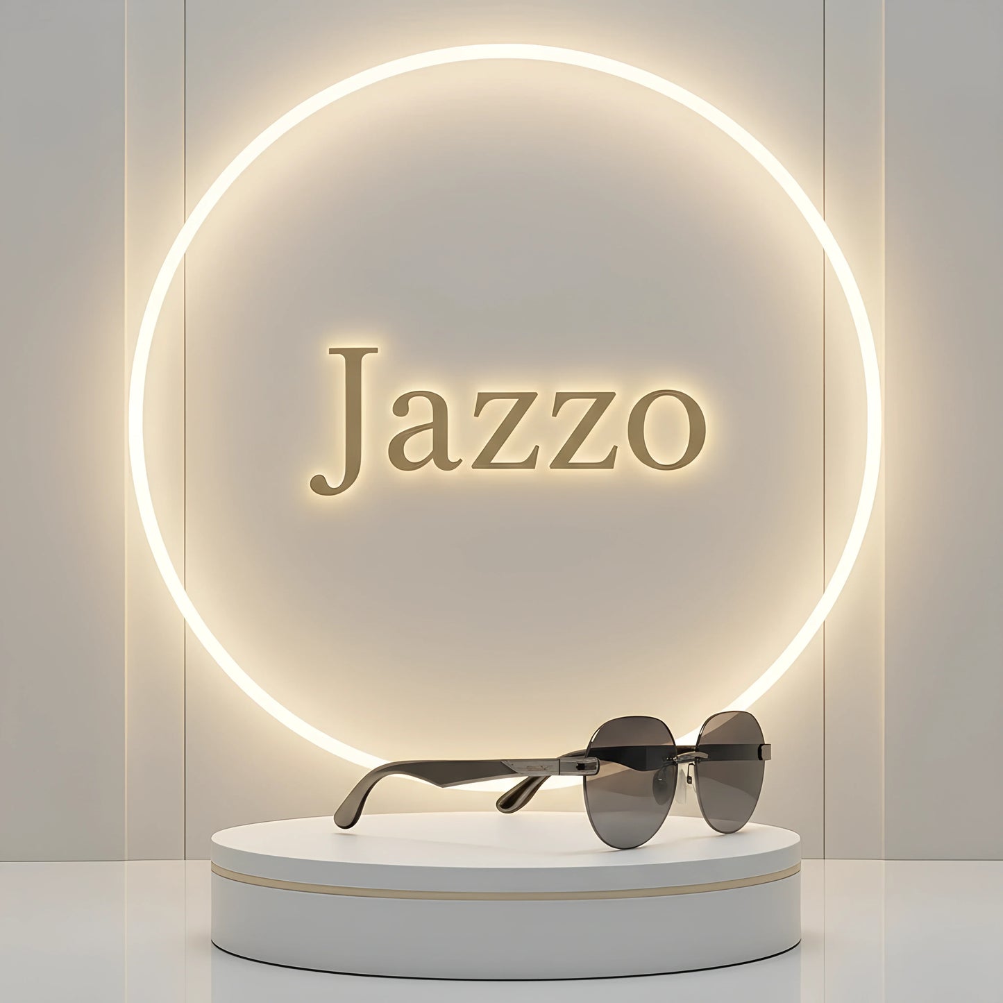 Maybach 38 Brown Gradient Women Rimless Sunglasses - Jazzo