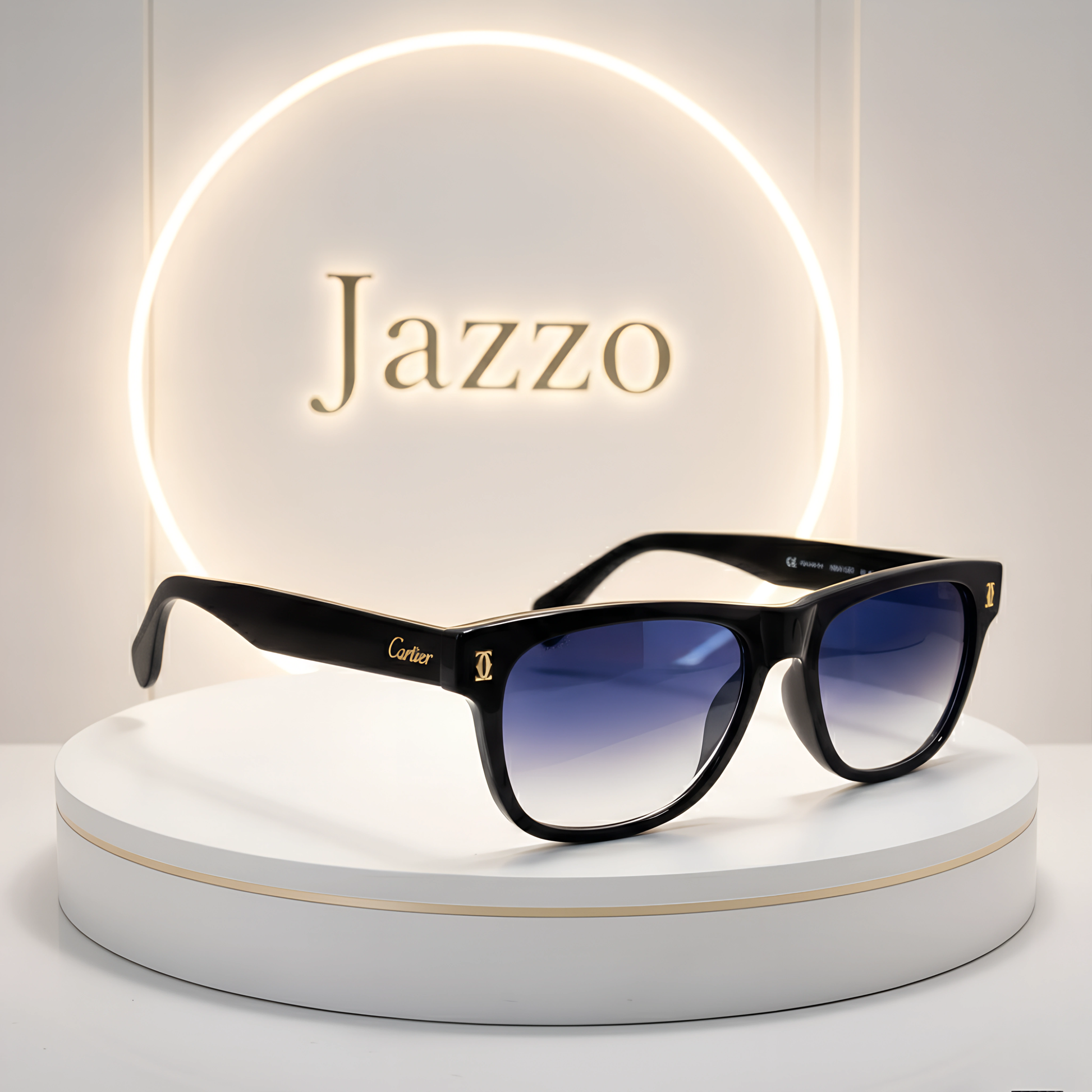 Cartier-Inspired Heritage Square Sunglasses – Premium Unisex Collection - Jazzo