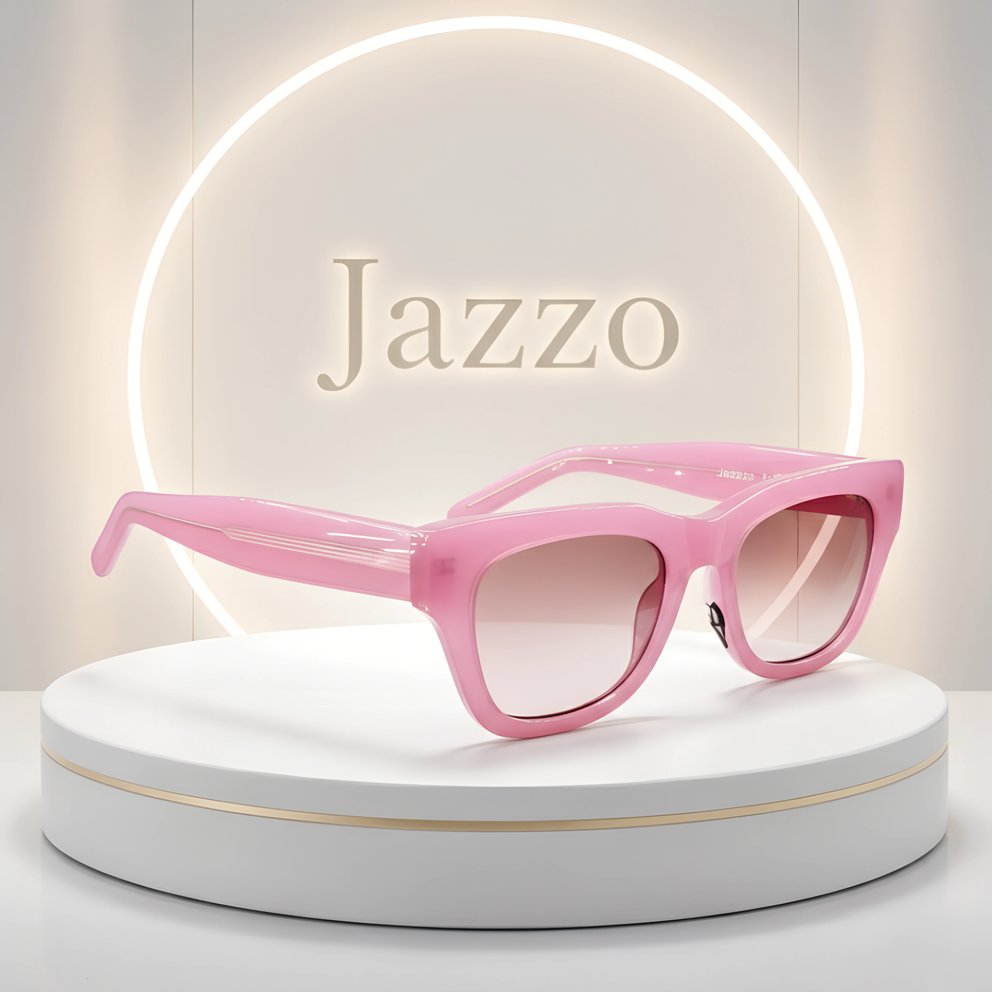 Prada-Inspired Geometric Bold – Premium Chunky Unisex Sunglasses - Jazzo