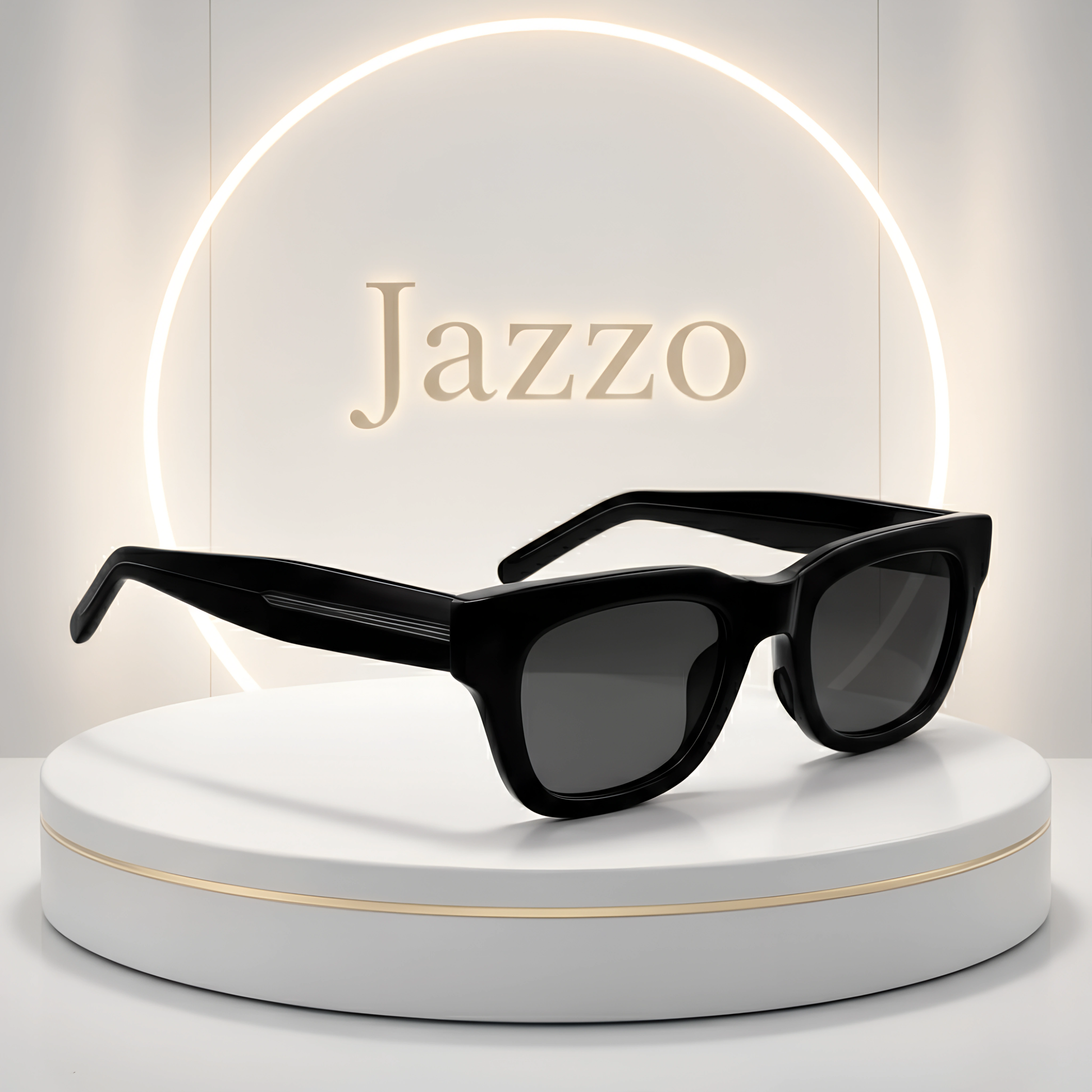 Prada-Inspired Geometric Bold – Premium Chunky Unisex Sunglasses - Jazzo