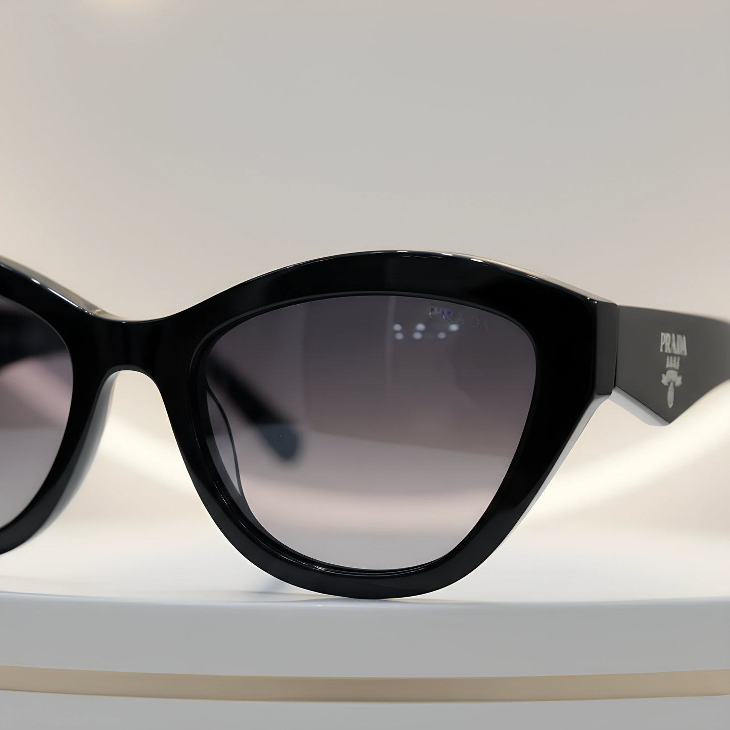 Prada 02 Black Cat Eye Sunglasses for Women. - Jazzo