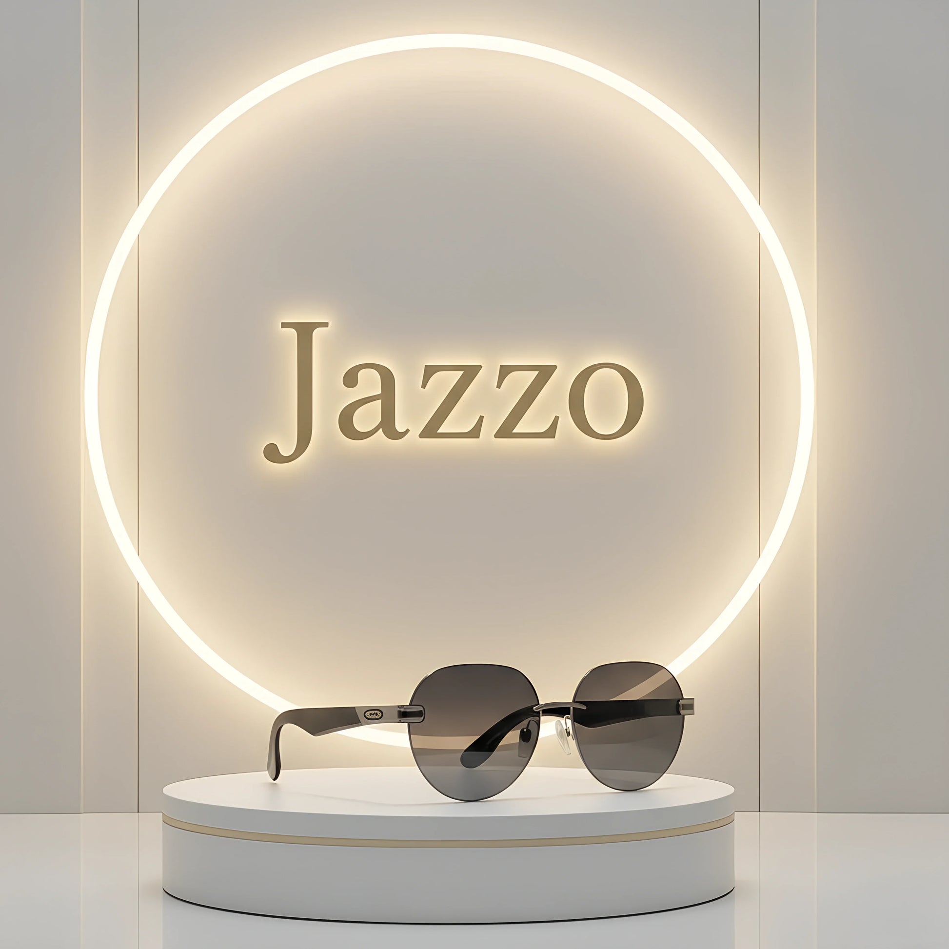 Maybach 38 Brown Gradient Women Rimless Sunglasses - Jazzo