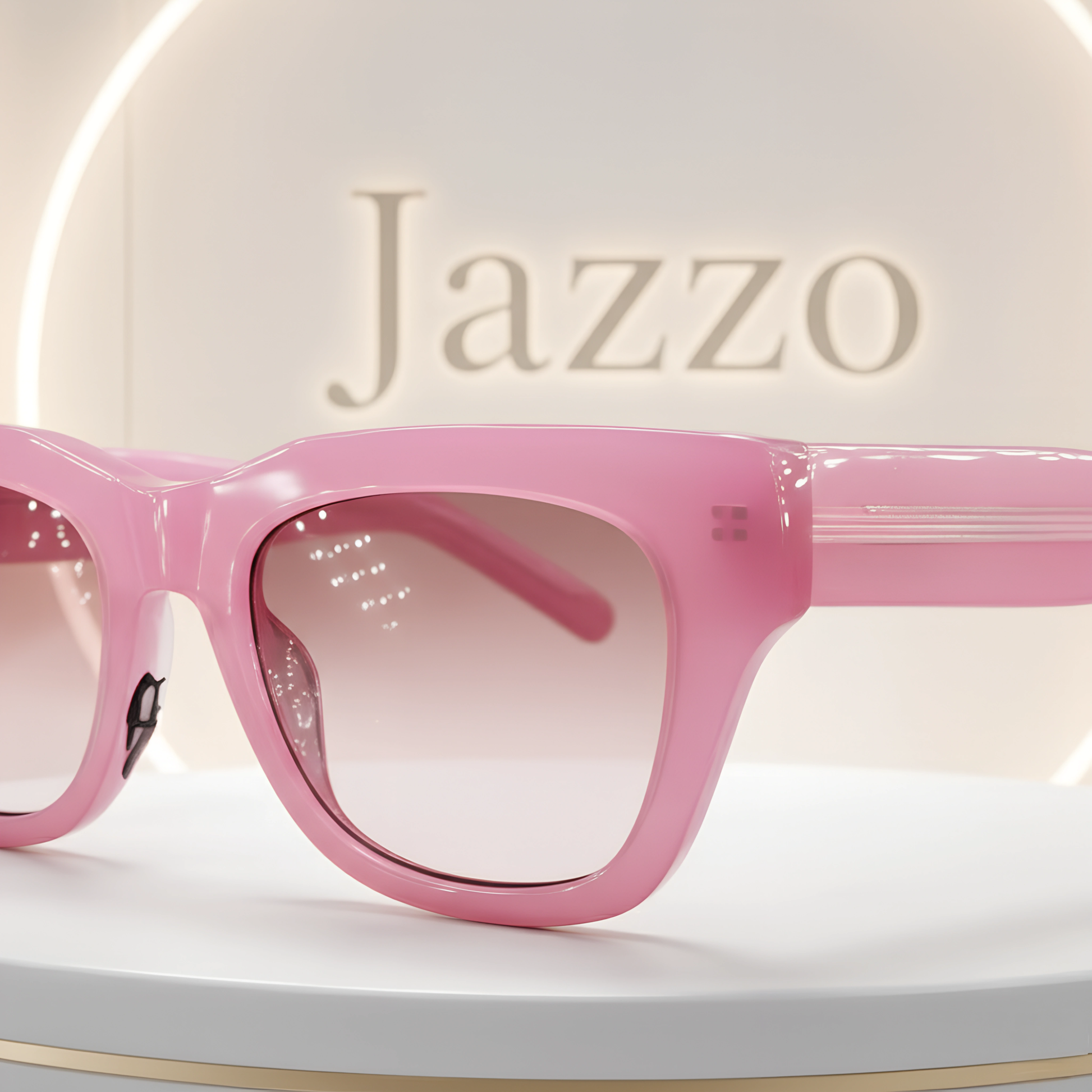 Prada-Inspired Geometric Bold – Premium Chunky Unisex Sunglasses - Jazzo