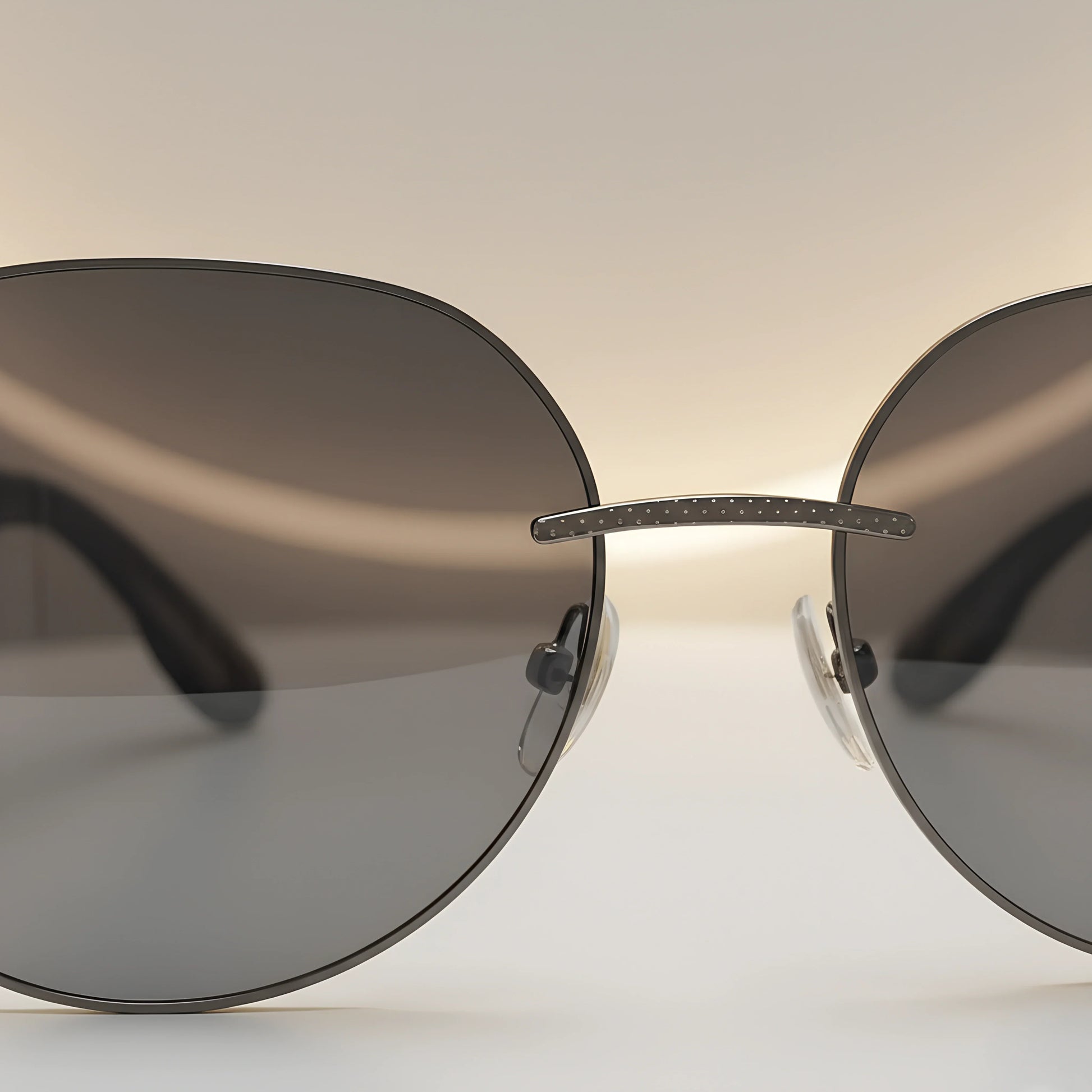 Maybach 38 Brown Gradient Women Rimless Sunglasses - Jazzo