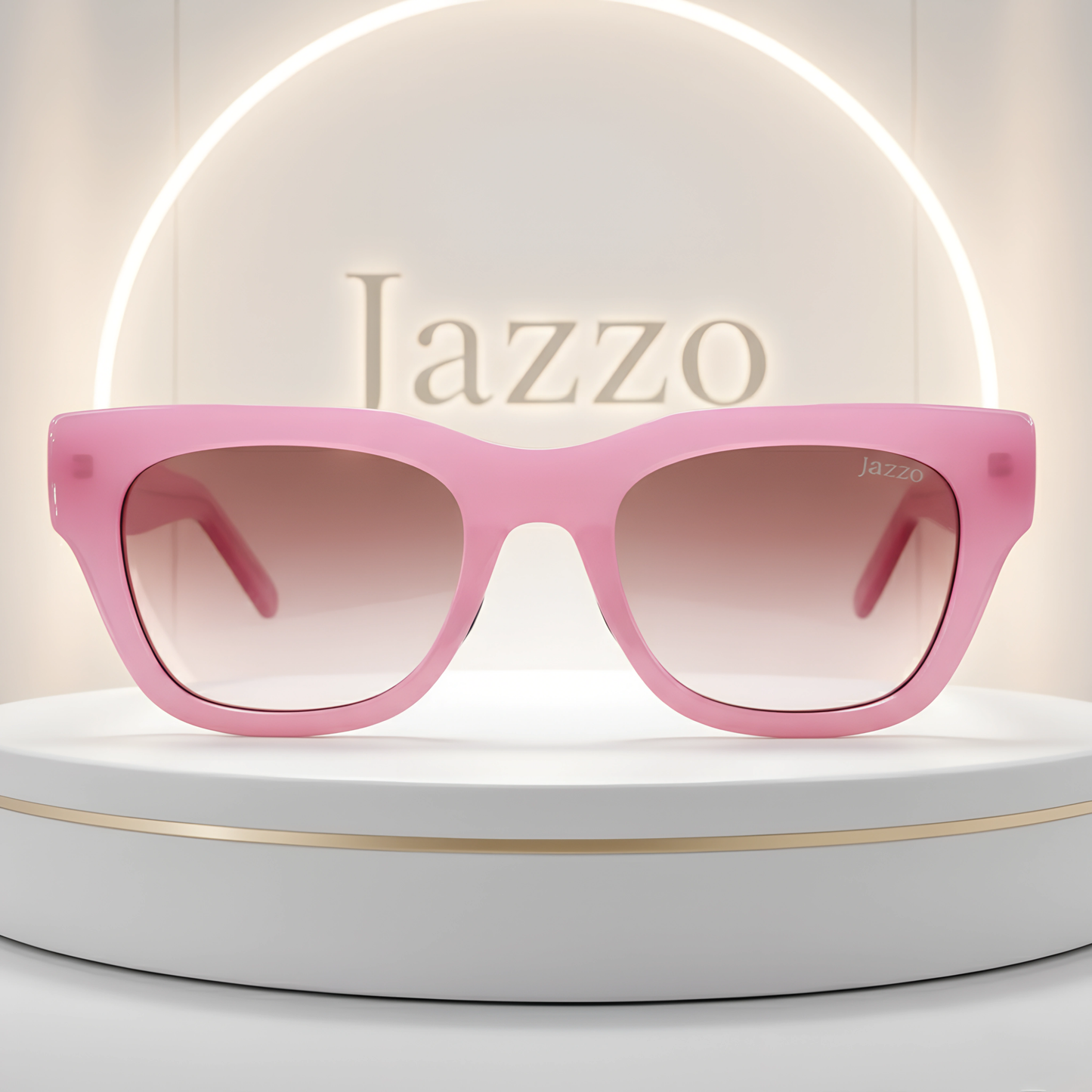 Prada-Inspired Geometric Bold – Premium Chunky Unisex Sunglasses - Jazzo