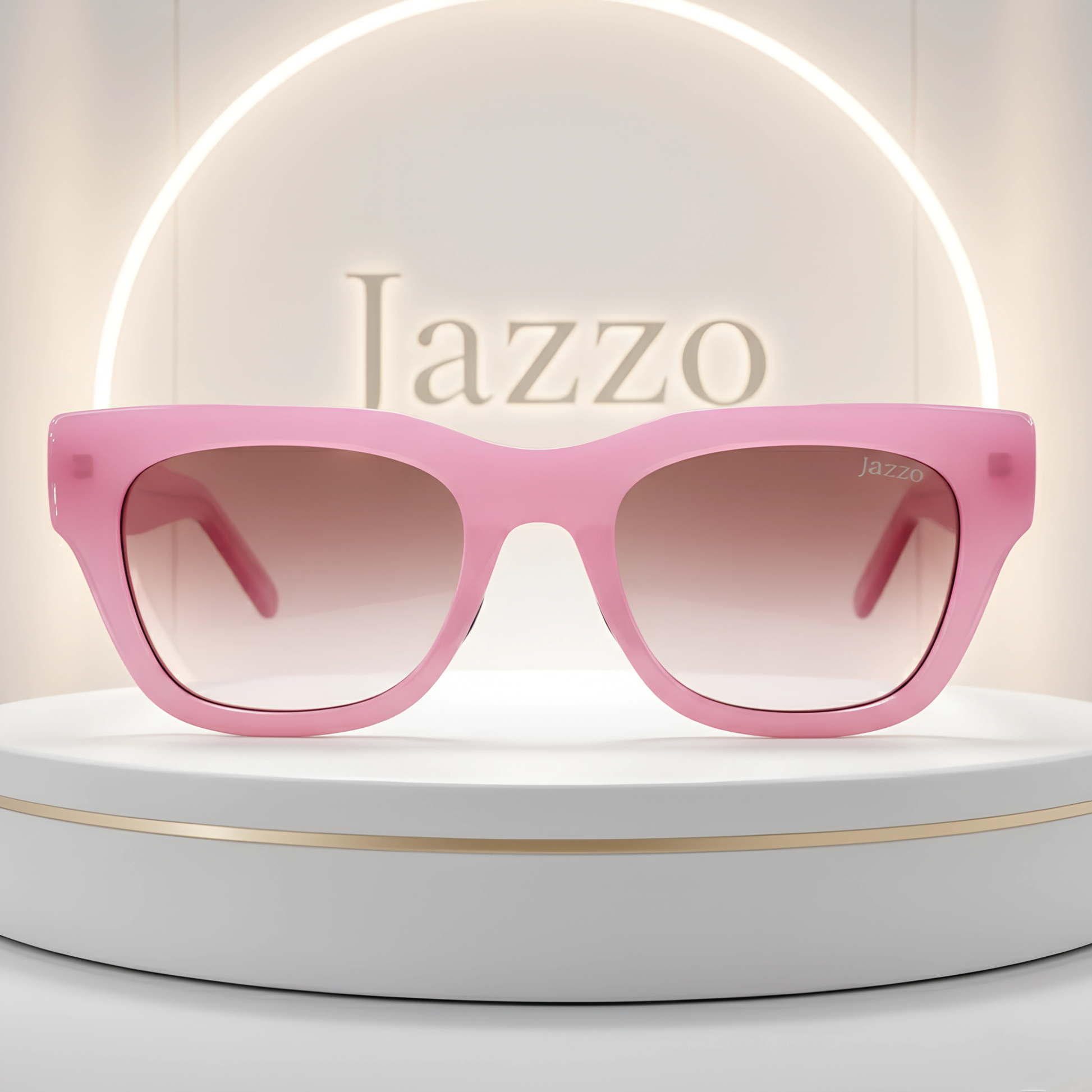 Prada-Inspired Geometric Bold – Premium Chunky Unisex Sunglasses - Jazzo