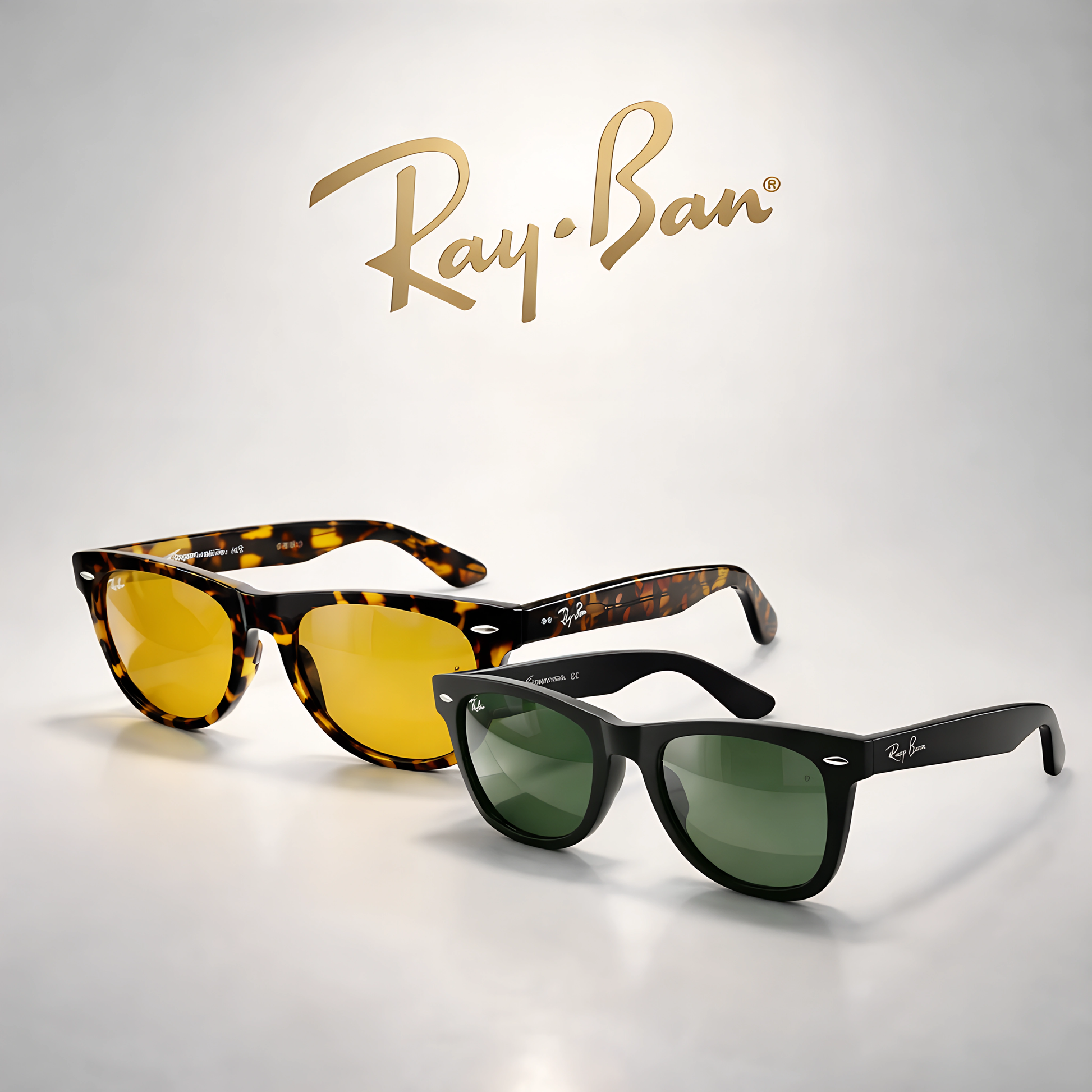 Ray-Ban Classic Wayferer Unisex Sunglass – Premium Black & Tortoise Frame Styles Model 2140 - Jazzo