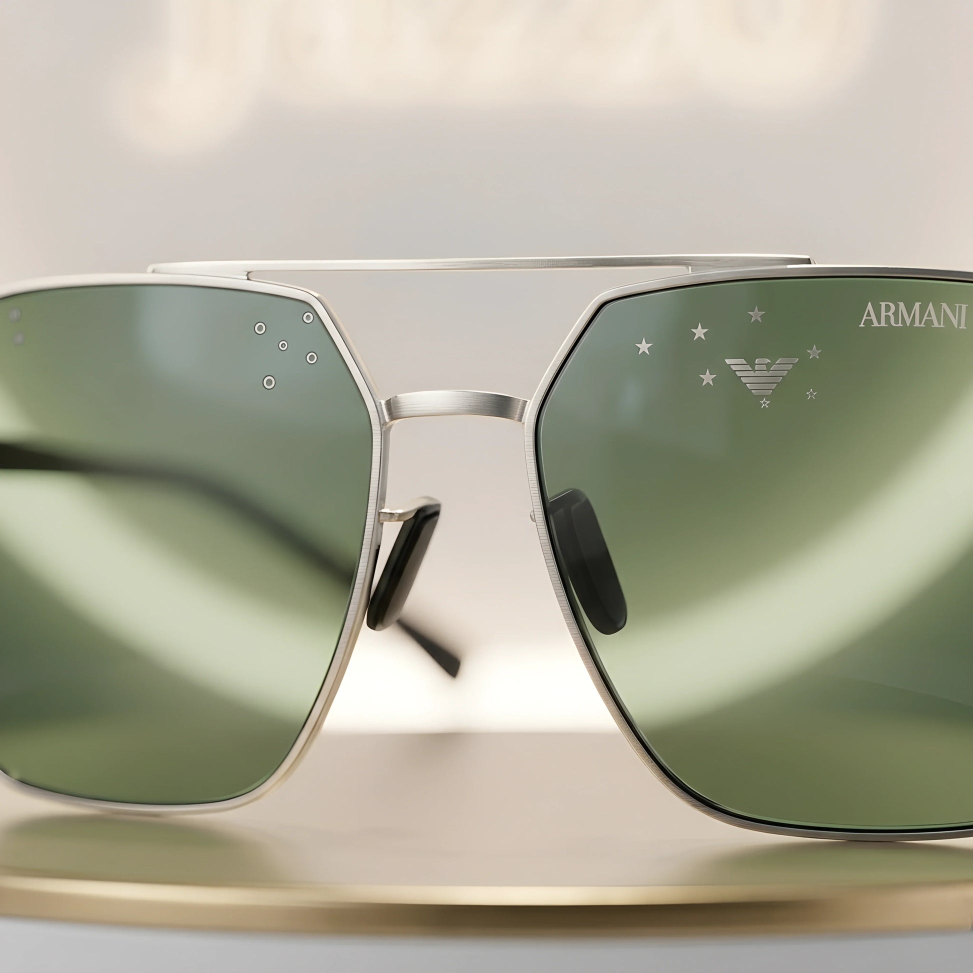 Armani 10209 Geometric Square Sunglasses For Men’s - Jazzo