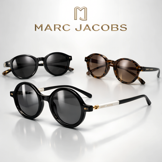Marc Jacobs-Style Retro Round – Premium Unisex Vintage Collection - Jazzo