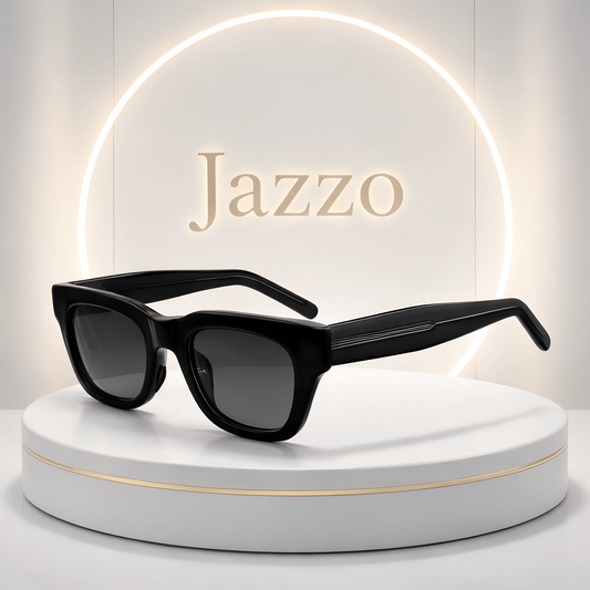 Prada-Inspired Geometric Bold – Premium Chunky Unisex Sunglasses - Jazzo