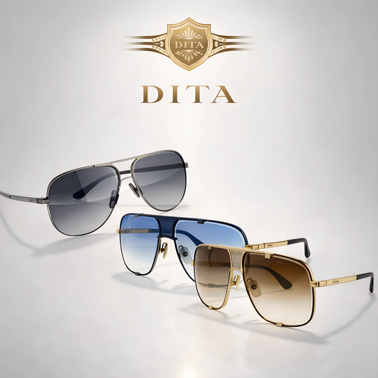 Dita Grandmaster-Style Navigator Sunglasses – Unisex Premium Edition - Jazzo