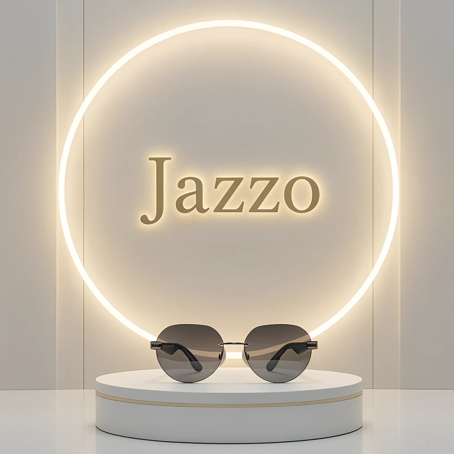 Maybach 38 Brown Gradient Women Rimless Sunglasses - Jazzo