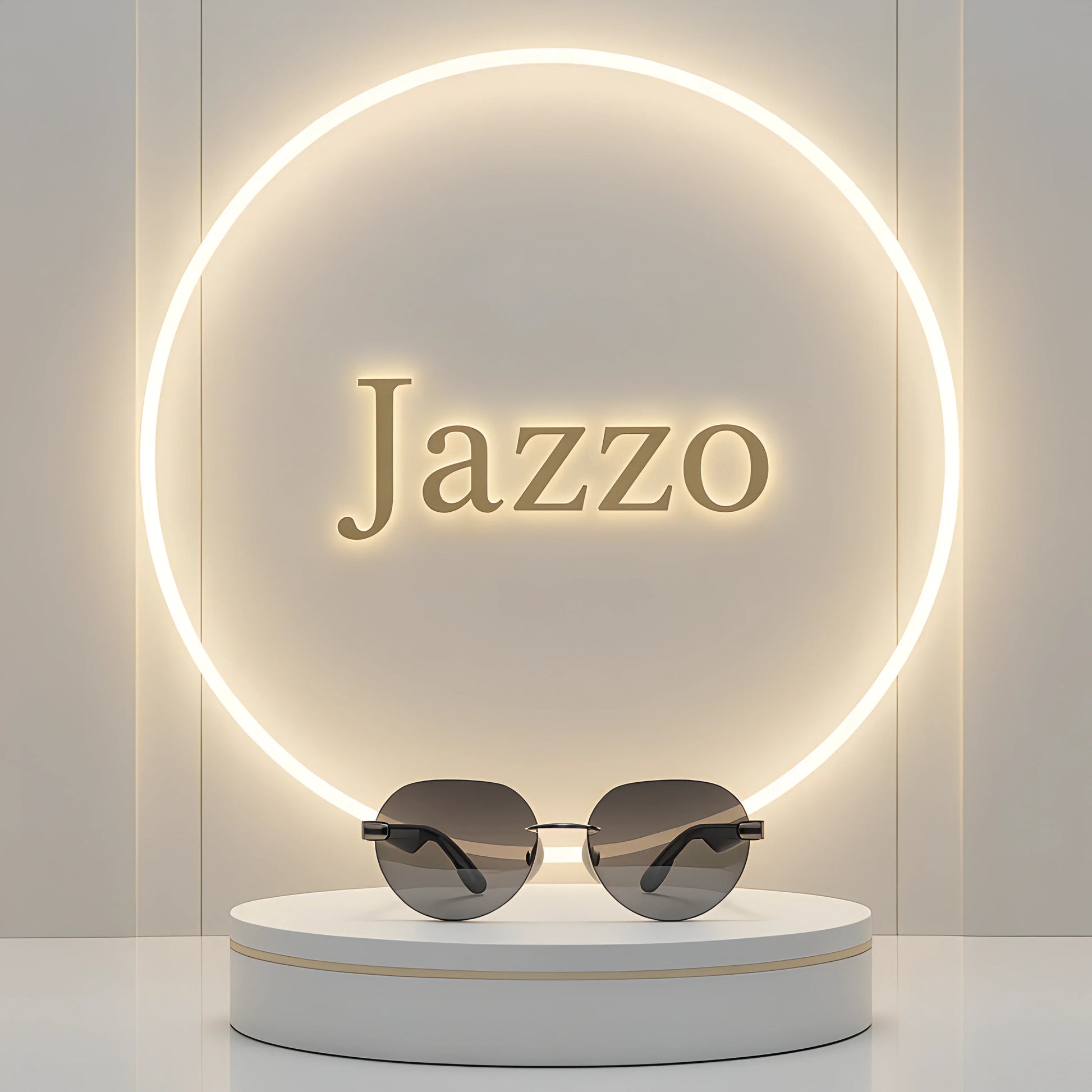 Maybach 38 Brown Gradient Women Rimless Sunglasses - Jazzo