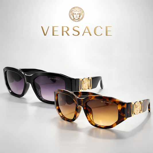 Versace Medusa Biggie Geometric Women’s Round Sunglasses - Jazzo